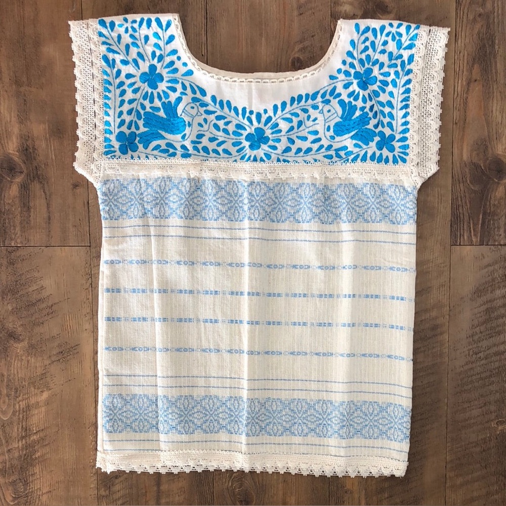 Oaxaca Paloma Cream | Blue Top